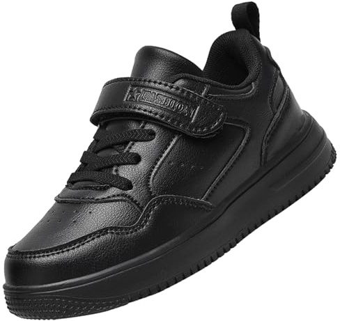 Dhinash Zapatillas Deportivas Sin Cordones para Niños Zapatillas Casual Zapatos para Uniformes de Escuela Calzados para Correr en Asfalto Exterior Interior Zapatos de Running Talla 30-39