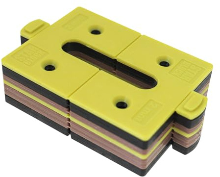 Starblock - Cales lambourdes pour terrasse | Assortiment de 120 cales pour 3 hauteurs : 2/3 et 5 mm