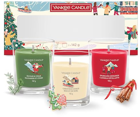 Yankee Candle Christmas Scented Candles Gift Set | 3 Tumbler Candles | Après Ski Collection | Perfect Christmas Gifts for Women