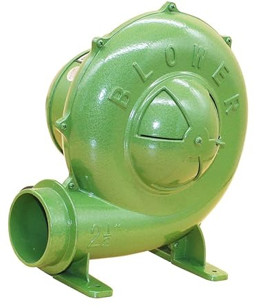 150W Fläkt, 110/120V Pumpfläkt Kommersiell Uppblåsbar Babysitterfläkt, Grillfläkt Luftfläkt, Med 3-växlad Justerbar Tryckluftsfläkt, Eldstädare, Elektrisk Luftbälg.(750W)