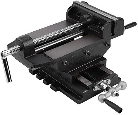 6 Cross Vise Metal Milling Vice Holder Tension Bench Mount Lightweight Design Cast Iron Table Vice 150mm Cross Slide Drill Press Vise