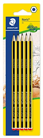 STAEDTLER 121-2 BK5D Noris School Graphite Pencils - HB Degree (Pack of 5), Grey
