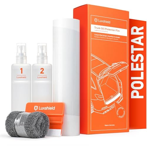 Luxshield Ladekantenschutz Folie für Polestar 2 I 2020-2025 - Stoßstangenschutz, Kratzschutz, Lackschutzfolie - Transparent