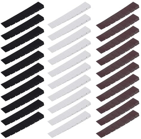 30 Piezas Cuñas de Muebles,Cuñas de Plástico para Muebles,Cuñas Plastico,Cuñas Niveladoras Muebles con Puntos De Rotura Integrados Cuñas de Mesa para Cuñas de Puertas,Ventanas,Mesa