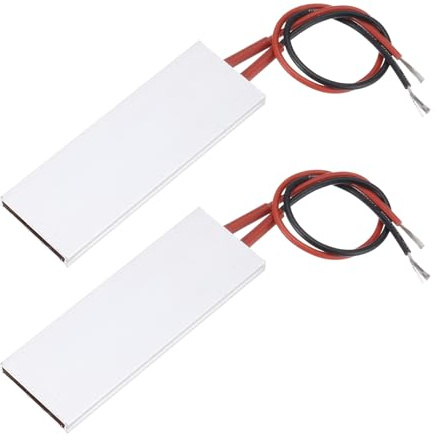QUARKZMAN 2 st PTC-värmeelement, PTC AC DC 110 V, aluminiumhölje, keramik, film, polyimid, värmeplatta, 21W-225W, 230 °C, isolerad värmereglerad keramik