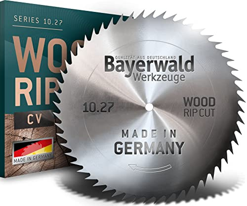 Bayerwald - Lama per sega circolare CV, Ø 300 mm x 1,6 mm x 30 mm, a dente di lupo (80 denti), per tagli semplici e più fini su legna da ardere e materiali lignei, taglio longitudinale e trasversale