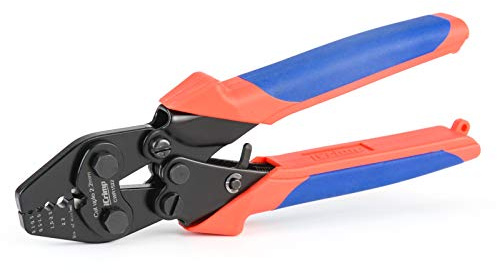 iCrimp CWR1522 Wire Rope Crimping Tool with Cutting function for Cable Railing, Hand Swaging 0.1~2.2mm Aluminum Oval Sleeves,Alloy Double Sleeves (CWR1522)