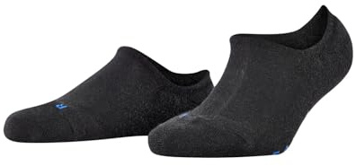 FALKE Keep Warm W In lana invisibili tinta unita 1 paio, Calzini fantasmini Donna, Nero Black 3000, 35-36