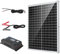 Nicesolar 20W Solarpanel 12V Monokristallines Solarmodulsystem-Set, 20 Watt Solarmodul mit 20A Laderegler für netzunabhängige 12 Volt Energieladung für Camping, Wohnwagen