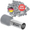 500 Stück Kalitec AE07508GR Aderendhülsen isoliert 0,75mm² 8mm lang grau I Made in Germany I Industriequalität