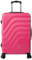 Totto - Valigia rigida espandibile - Brazy+ - Valigia media - Deco rose - Colore rosa - Bagaglio a mano - Sistema espandibile - Sistema TSA - Fodera in poliestere