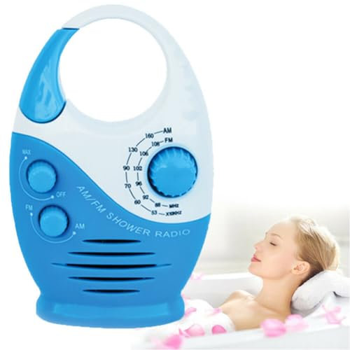 Radio de Douche imperméable Mini Am/FM DOUCH Radio Radio Radio Radio Radio Radio Radio INTRACKE