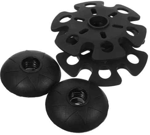 Milisten 1 Set Supporto Per Il Del Personale Alpinismo Accessori Neve Accessori Bastoni Trekking Da Passeggio Con Sedile Montagna Protezione Della Punta Del Palo Black 4 Pz