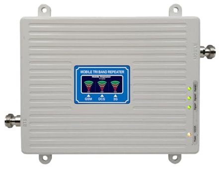Pesfehhy Signalförstärkare 2G 3G 4G 5G trippel band förstärkare 900 1800 2 100 MHz gsm WCDMA LTE Repeater signalförstärkare EU-kontakt