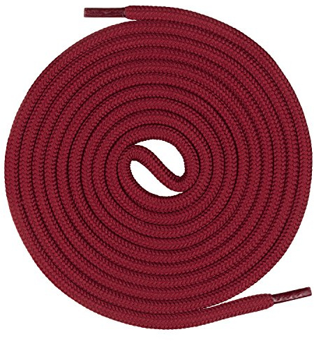 Mount Swiss runda premium skosnören för arbetsskor, vandringsskor och vandringsskor – 100 % polyester – extremt slitstarka – ø 5 mm – 12 färger – längder 60–200 cm I tillverkade i Europa