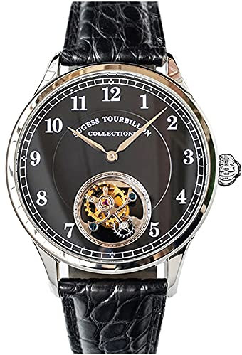 SU8000SB Tourbillon Master Seagull ST8000 Uhrwerk Saphirglas Herren Mechanische Uhr 1963, Armband
