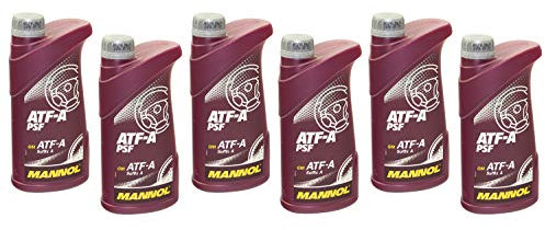 Hydraulikflüssigkeit Servoöl Getriebeöl MANNOL ATF-A PSF 6 Liter