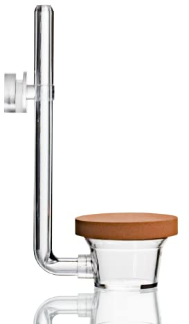 TWINSTAR CO2-Diffusor L | Süßwasseraquarien bis 450 Liter | Hergestellt in Südkorea | Extrem feine Perlen | Porösere Membran (Größe L - für Aquarien bis 450 Liter)