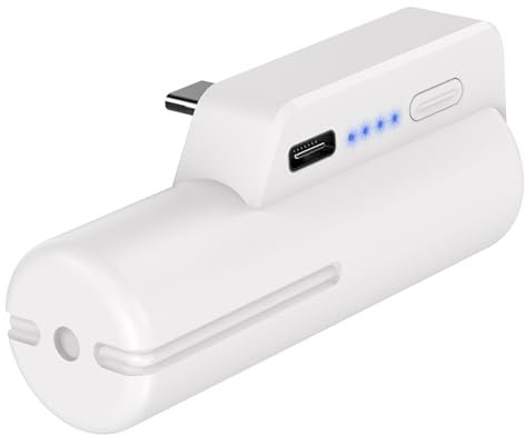 MIGAFEI Meta Quest 2 Battery Pack, Multiple Charging Methods, Fast Charging 5000mAh Lightweight Portable VR Extend Accessories Rechargeable Power Bank with Power Indicator
