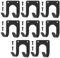 QJKEJI 8 Pcs Tool Garage Hooks, Garden Tool Storage Organiser, Shed Hooks for Garden Tool Hooks for Shed Garage Storage, Heavy Duty Garage Wall Mount Hanger Hooks for Workshop Garden Shed Garage Tools