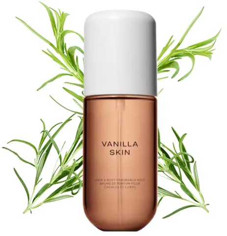 Vanilla Perfume - Vanilla Skin Body and Hair Fragrance Mist, Phlur Vanilla Skin Body Mist, Hair Perfume for Women, Travel Size Long Lasting Vanilla Perfume Spray (VANILLA)