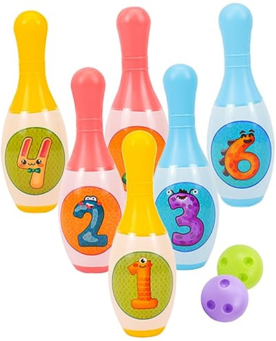 BESPORTBLE Set da Bowling per Bambini 10 Giochi da per Bambini
