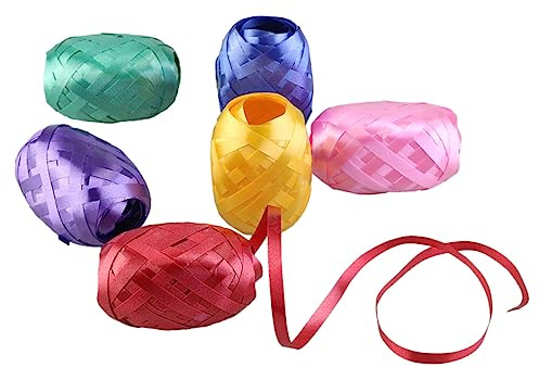 VALICLUD 12pièce Ruban Pour Ballons Mariage Attache Pour Ballon Ficelle Pour Emballage Cadeau Fête Réunion Couleurs Assorties