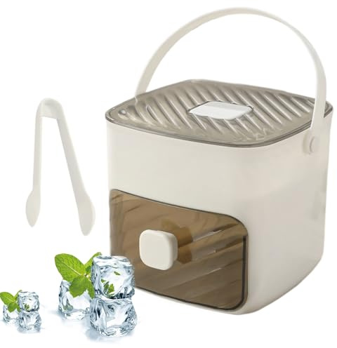 Islådor för frys | Enkel frigöringslåda för kylning – Tryck på design, stor kapacitet isförvaringslåda för kök, picknick, camping