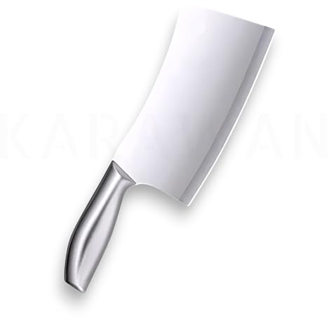 Genérico Cuchillo Macheta Carnicera Profesional, Acero Inoxidable, 29 cm, Mango Ergonómico Antideslizante, para Corte de Carne con Hueso (Macheta Carnicera 29cm)