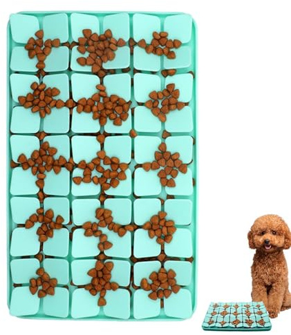 Nuyhadds Tappetino da leccare per cani | tappetino da leccare per cani con ventose, Licky Mats per cani, ciotole per cani a alimentazione lenta per ridurre la noia, tappetino per alimenti per