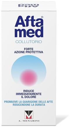 Aftamed Collutorio Liquido indicato per Afte, Stomatiti Aftose, Lesioni del cavo orale - Flacone da 150ml
