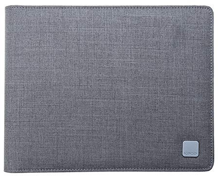 20 Fächer KACO Füllfederhalter Etui Grau, Wasserdichter Canvas Stifthalter Display Pouch Tasche