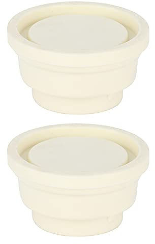 Lwuey Pare-Chocs en Caoutchouc Échelle de Piscine, Bouchons Piscine Coussin Protection Chocs Tampons Convient Aux Tubes Creusée Protéger Marches Remplacement Fixation Accessoires Escalator 2 Pièces