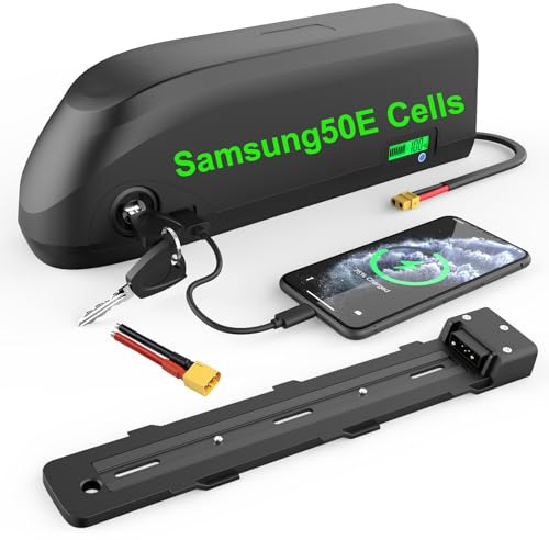 48 V 20 Ah elcykelbatteri för hjul Power/Bike Runner/Bike City – batteri för Bafang motor/hjulsats 500 W 1000 W 750 W (Samsung 50E Cell)