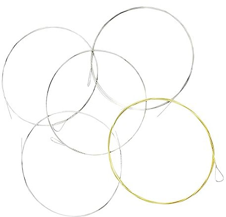 Parliky 5stücke Saiten Banjo-saiten Praktische Multi-use Ersatzsaiten Aus Beschichtetem Kupferlegierung Für Professionelle Musiker Und Hobbyisten Langlebig Und Leicht Zu Wechseln