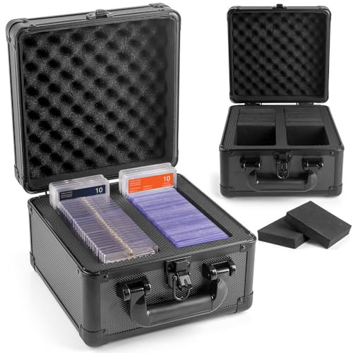 JoyHood Graded Card Storage Box, Top Loaders Storage Box, PSA Card Case Sports Card Case Slab Case for Trading Cards & Sports Cards