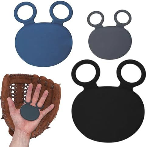 Générique Paraparm - 3 cuscinetti in softball in silicone - scudo protettivo a mano | per prevenzione lesioni, punture, allenamento, hockey colpo, pratico, adulto, giovane catcher