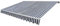 Tidyard Gelenkarmmarkise Handbetrieben Balkonmarkise 300 cm Sonnenschutz Balkon Terasse Markise Aluminiumrahmen + PU-Beschichtung 270 g/m2 Farbauswahl
