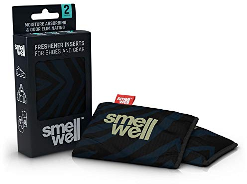 SmellWell - Cuscino rinfrescante per scarpe, borse sportive o anche l'auto, con un profumo fresco (Black Zebra)
