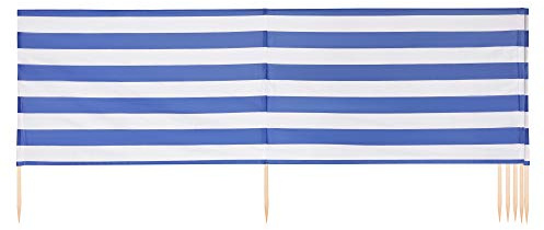Ladeheid Paravento da Spiaggia, Protezione dal Vento, Protezione Privacy, Spiaggia, Giardino, paravento LAEX001 (Strisce, 4 m)