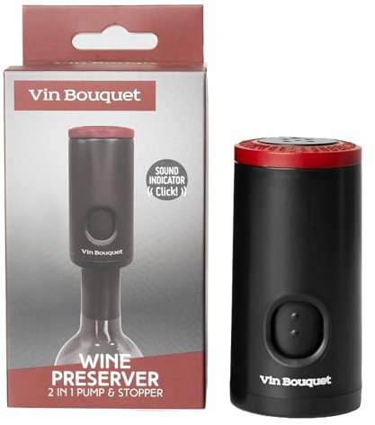 Tappo e conservatore del vino con indicatore sonoro