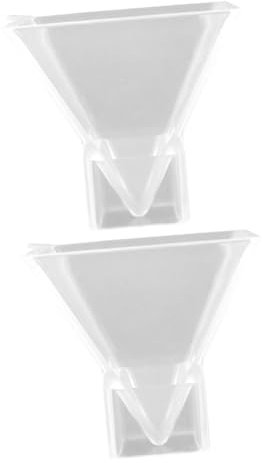 TEHAUX 2pcs Pyramid Mold Pyramid Making Candle Jar Molds Concrete Silicon Molds Plaster Epoxy Table Molds Pyramid Mold Polyhedral Cylindrical Square Decor Planter Mold