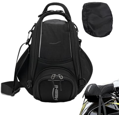 Ranley Mochila para depósito de moto | Bolsa impermeable para tanque de moto | Bolsa para moto con pantalla táctil impermeable para motocicletas eléctricas