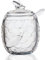 Glass Honey Pot, with Dipper and Lid, Glass Honey Jar with Dispenser, Honey Jar for Storing and Dispensing Honey For Home Kitchen - 240 ml (1, B)