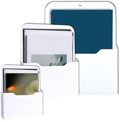 Magnetisk dokumenthållare, 3 stycken magnetiska pappershållare, A4-papper brevhållare med magnet, magnetisk pappershållare dokumenthållare, magnetisk pappershållare för kylskåp, för kontor, vit