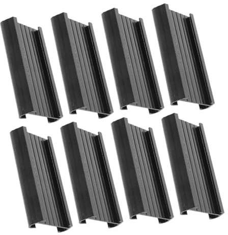 SHINEOFI Porte-étiquettes En Pvc Pour Étagères Métalliques 8 Pièces Réutilisables Support D’étiquettes Pour Bacs De Rangement Organisation Bureau Maison
