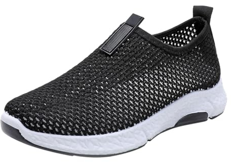 Generisch Slip On - Baskets pour femme - Confortables et respirantes - Légères - Chaussures de jogging - Chaussures de fitness - Semelles souples - Chaussures pieds nus - Chaussures de marche