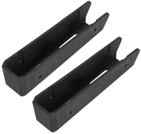 COLLBATH 1 Set Under Cabinet Scale Organizer - Peel-and-Stick & Screws Mount Scale Holder - Kitchen Under Sink Storage Bracket for Apartment Sink Cabinets