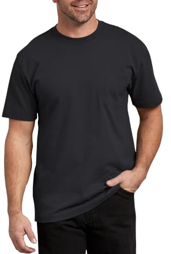 Dickies T-Shirt Manches Courtes en Tissu Lourd Coupe Décontractée T-Shirt d'utilité Professionnelle Homme (Lot de 1)