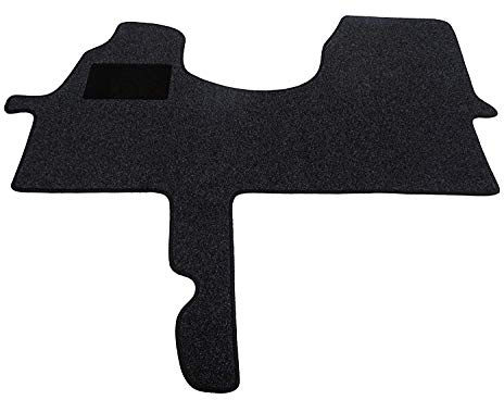 MERTEX Automatte Autoteppich Premium anthrazit meliert 67451-P-A (beige, Fahrerhausteppich)